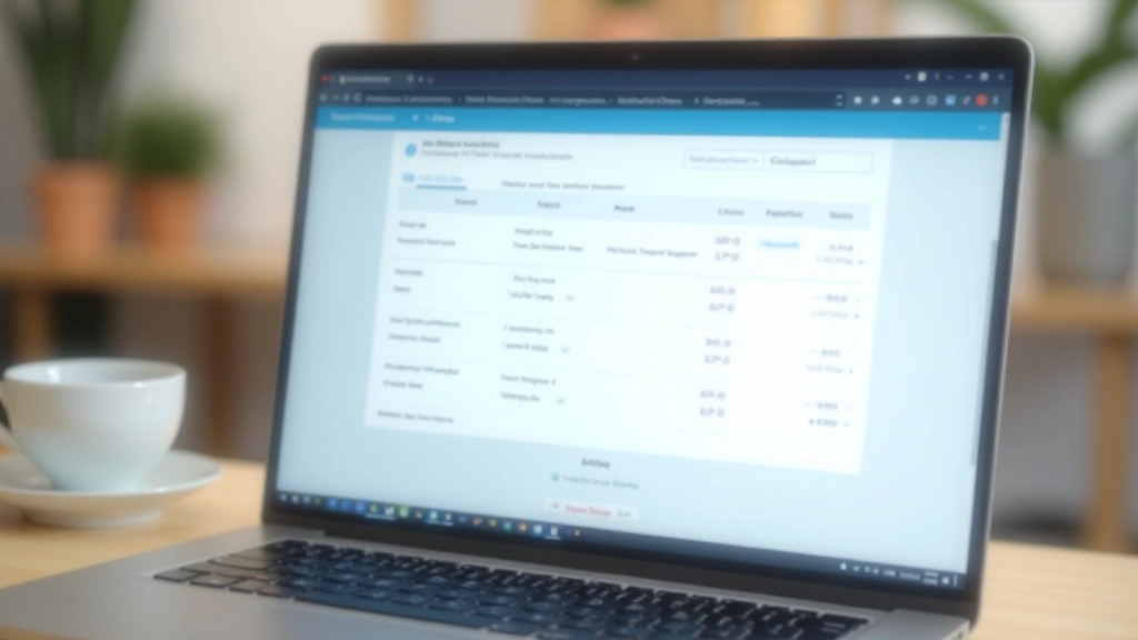 Tableau comparatif sur un ordinateur portable montrant différentes combinaisons de réductions et leurs résultats d'économies