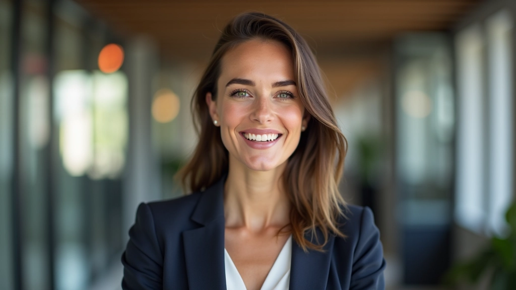 Portrait professionnel d'une femme experte en codes promo et réductions