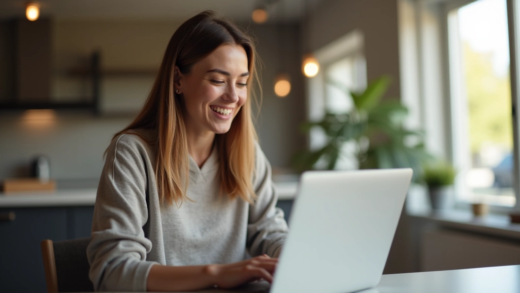 Femme shopping en ligne avec codes promo